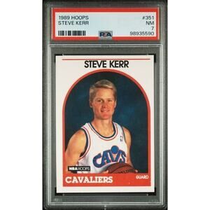 1989 Hoops 351 Steve Kerr PSA 7